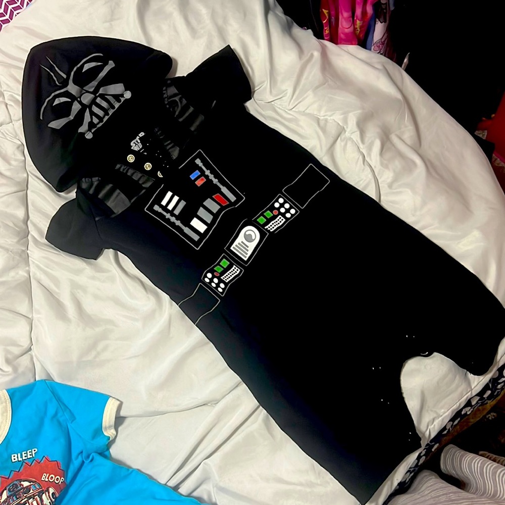 Disney Star Wars, her universe, Darth, Vader, short onesie size 24 months